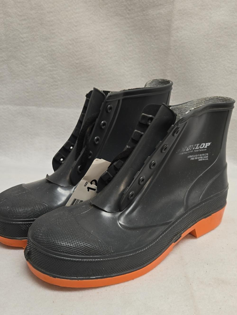 DUNLOP 6" SureFlex PVC Steel Toe Waterproof Rubber Work Boot Men's 12